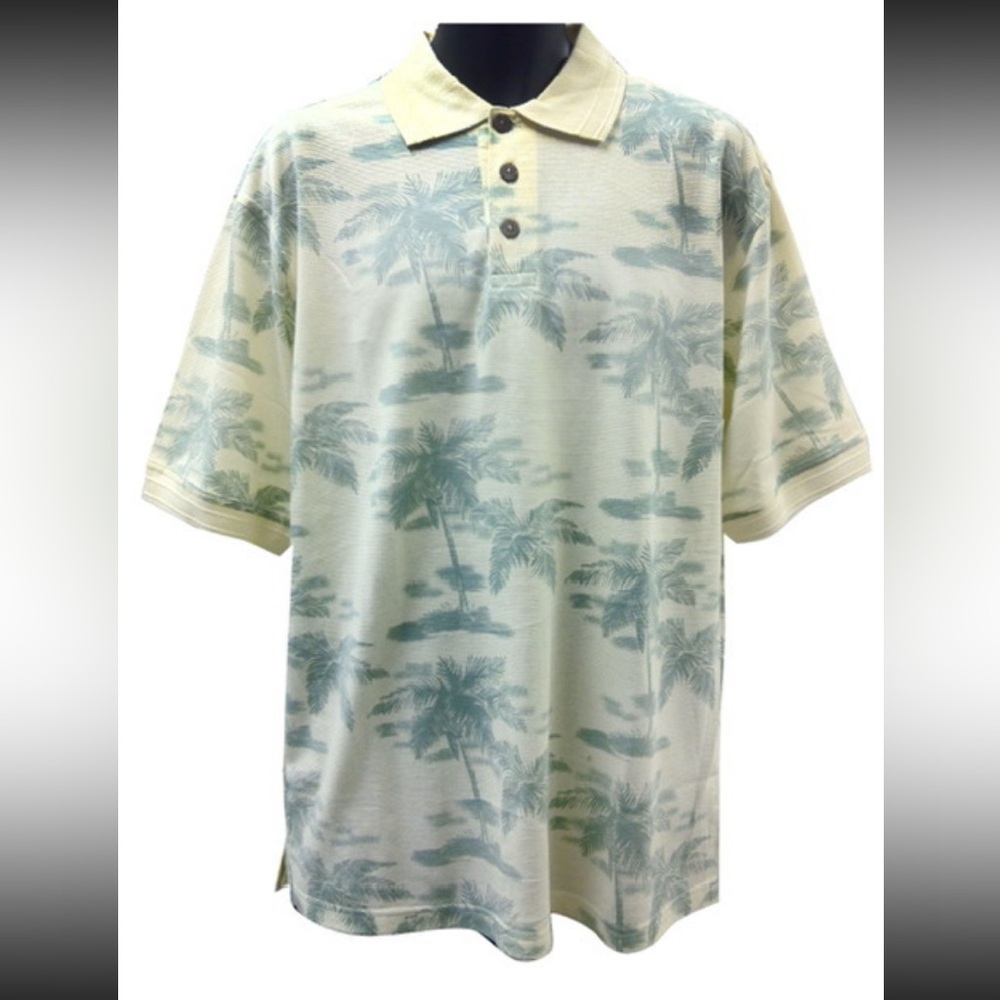 Short sleeve printed woven camp shirt Hawaiian Donny print